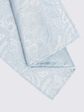 Moss silk paisley pocket square (British brand)