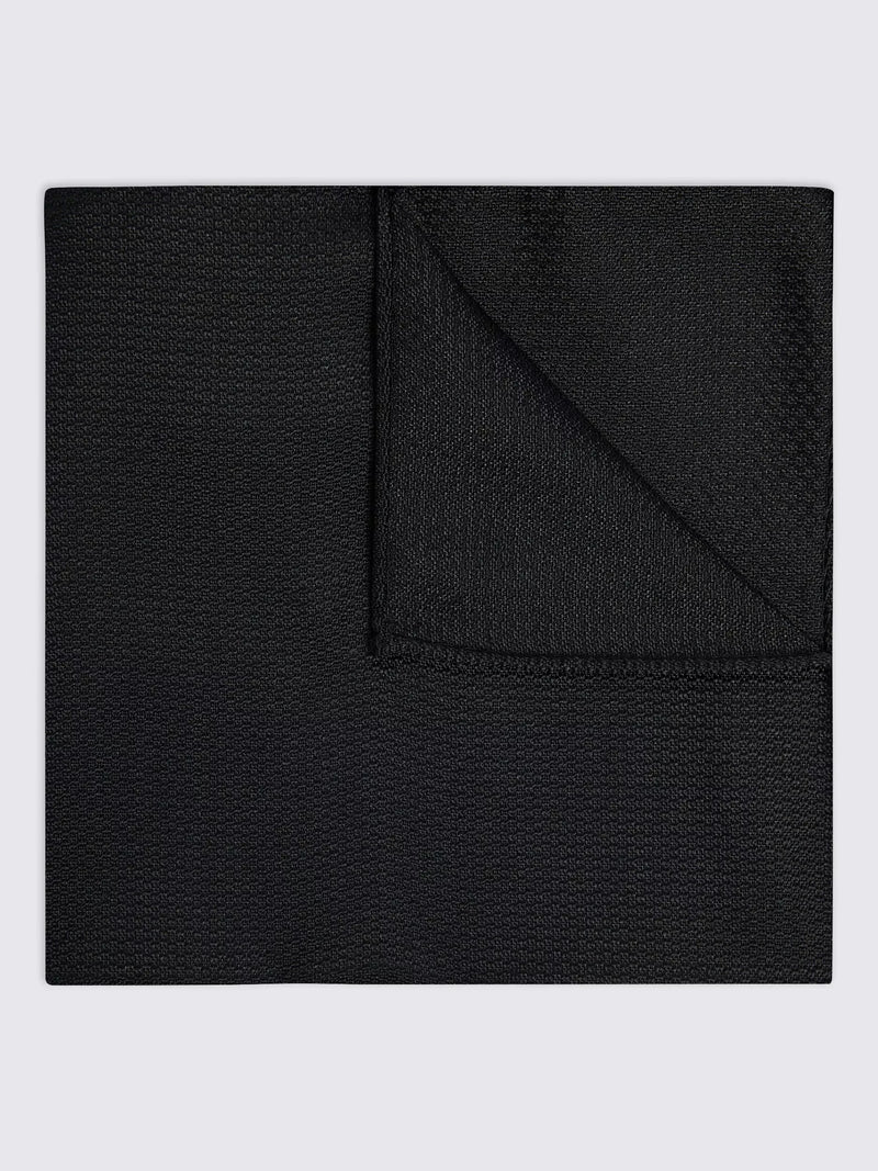 Moss Silk Semi-Plain Pocket Square