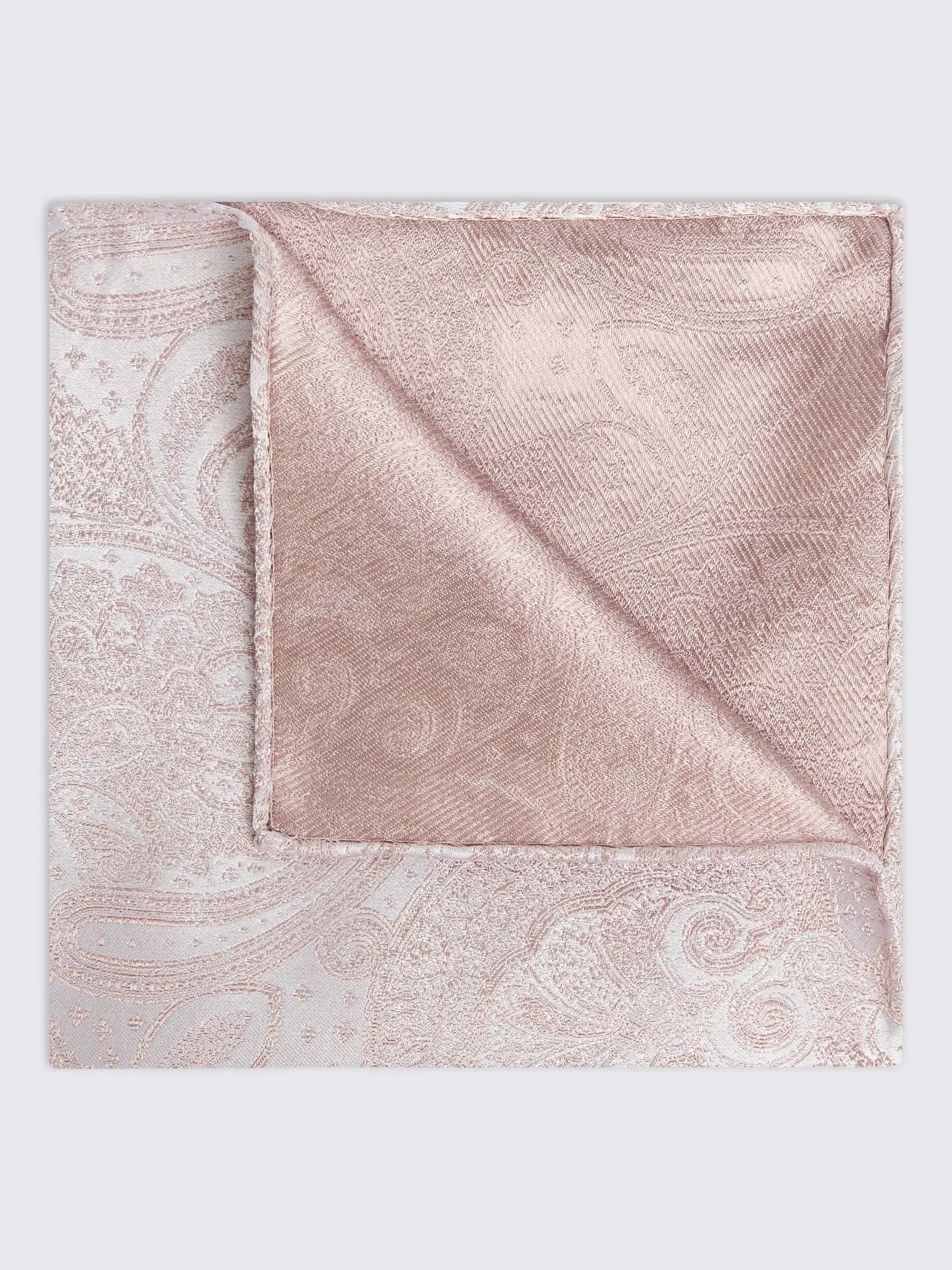 Moss Silk Wedding Paisley Pocket Square