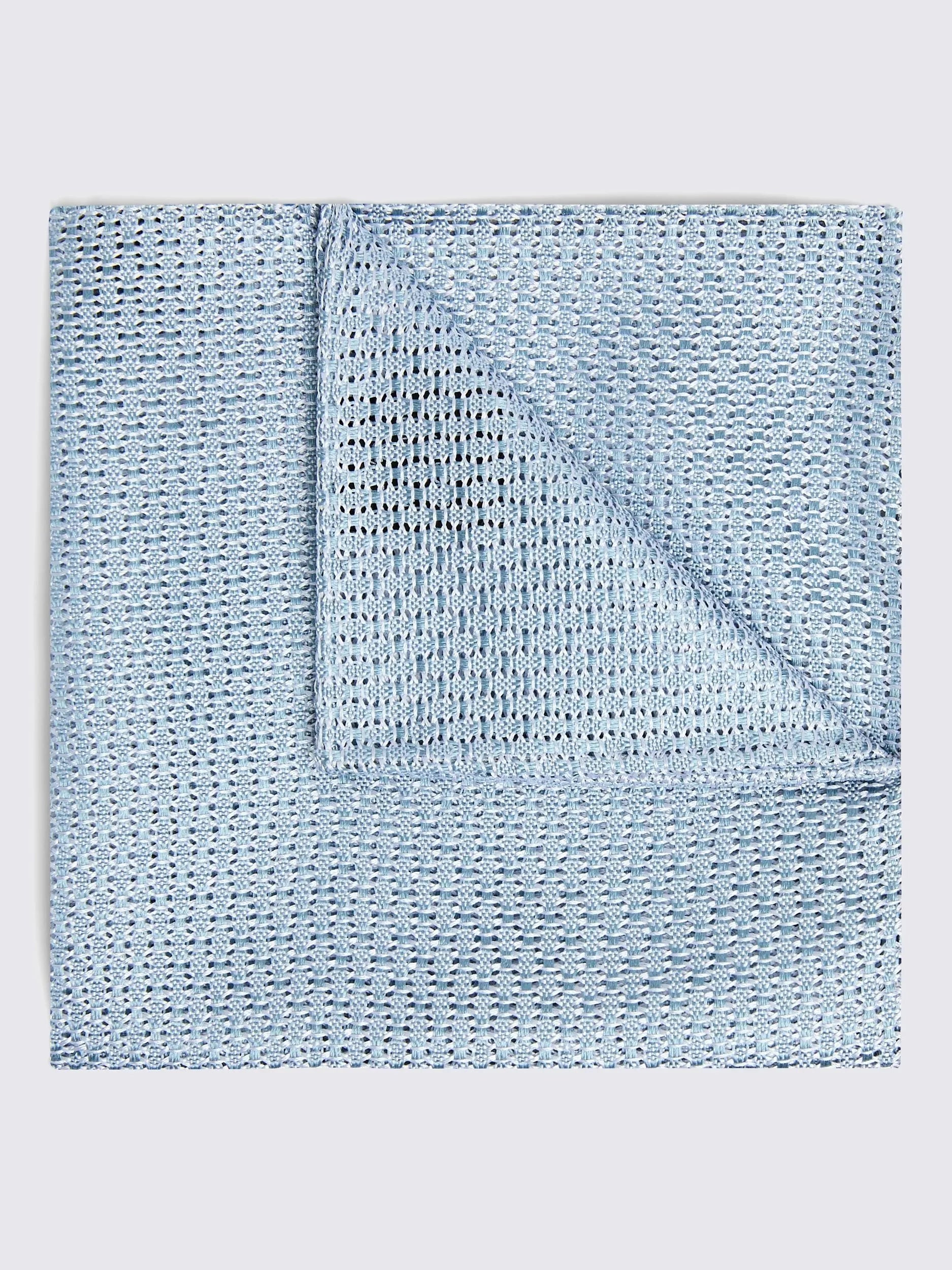 Moss Italian Silk Grenadine Pocket Square