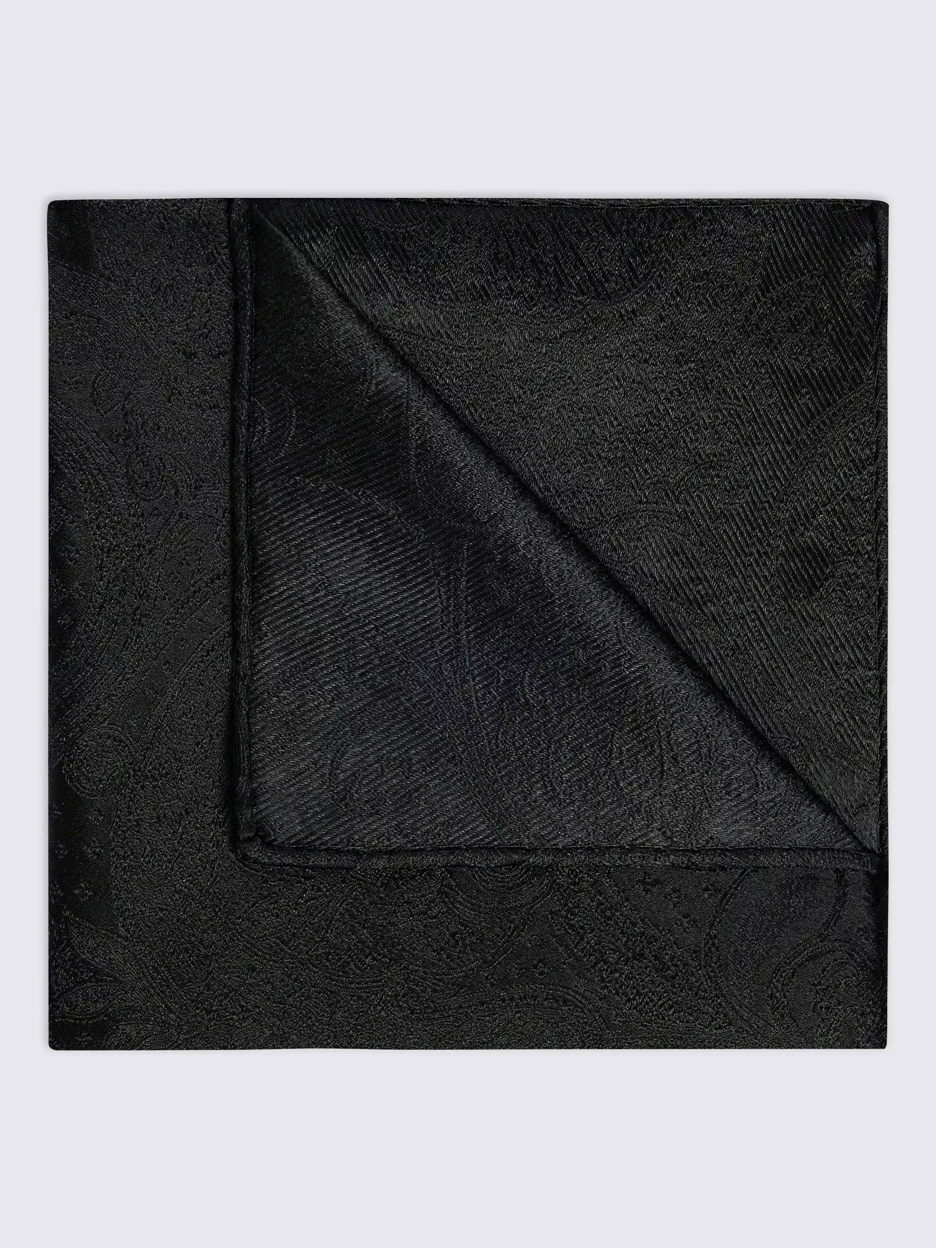 Moss Silk Wedding Paisley Pocket Square