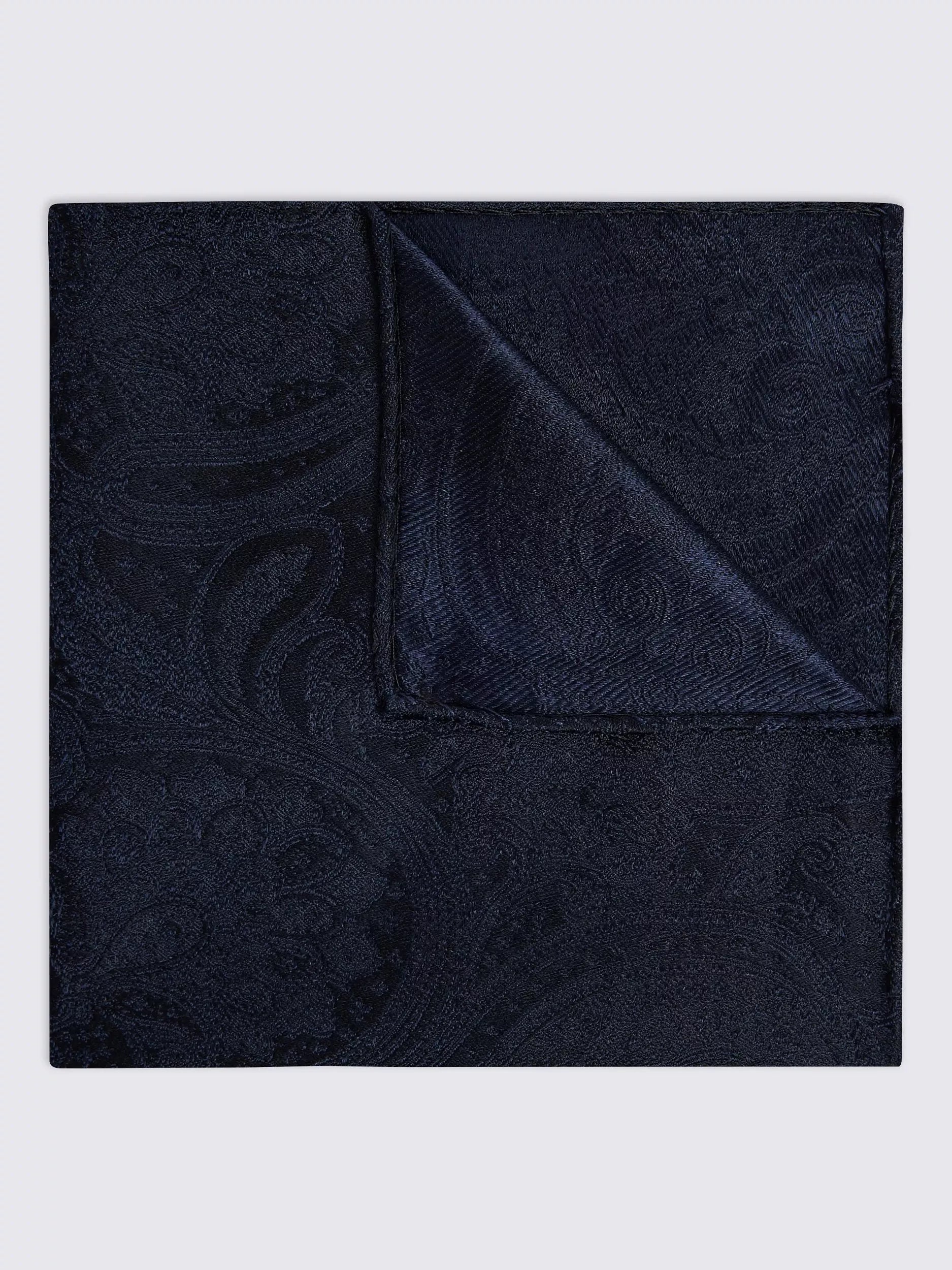 Moss Silk Wedding Paisley Pocket Square