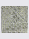 Moss Italian silk grenadine pocket square (British brand)