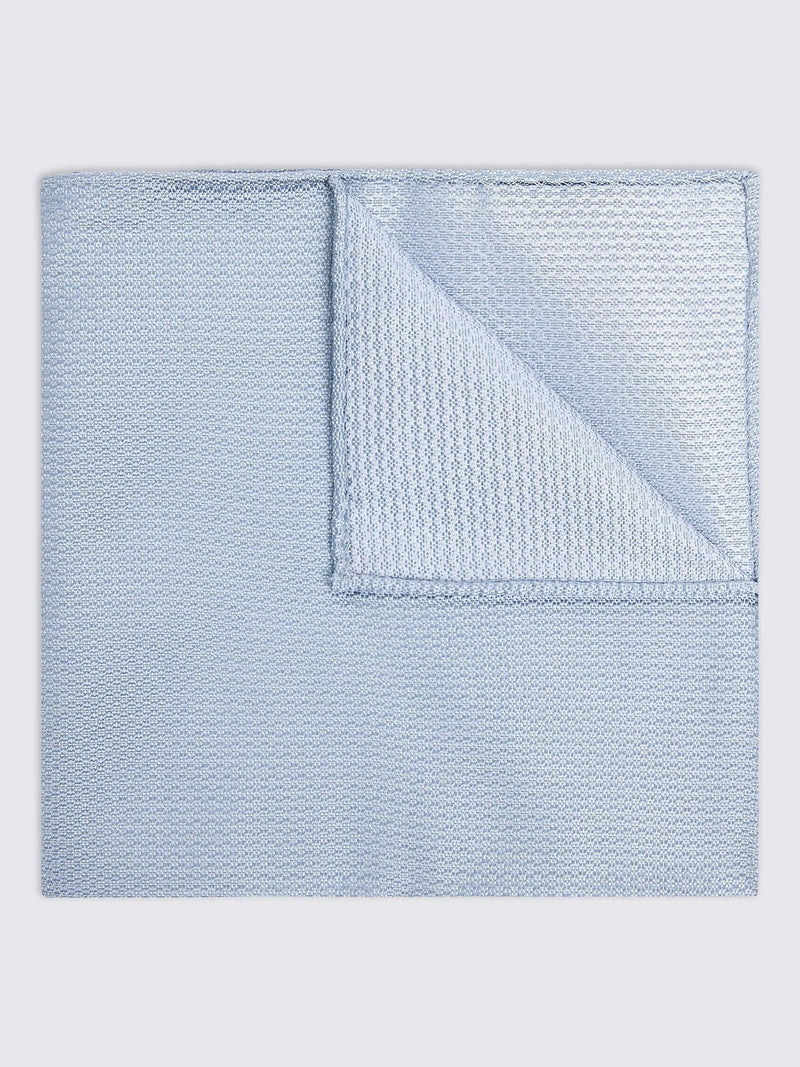 Moss Silk Semi-Plain Pocket Square