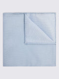 Moss silk semi-plain pocket square for formal wear, imported from the UK