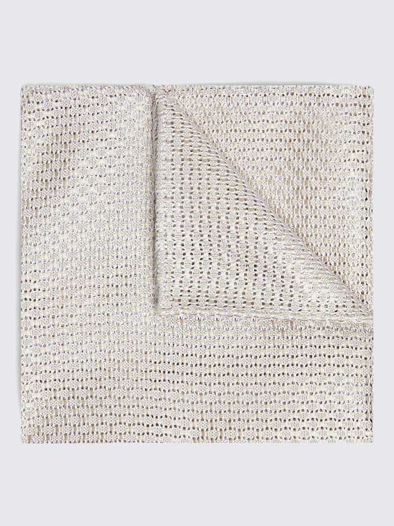 Moss Italian Silk Grenadine Pocket Square