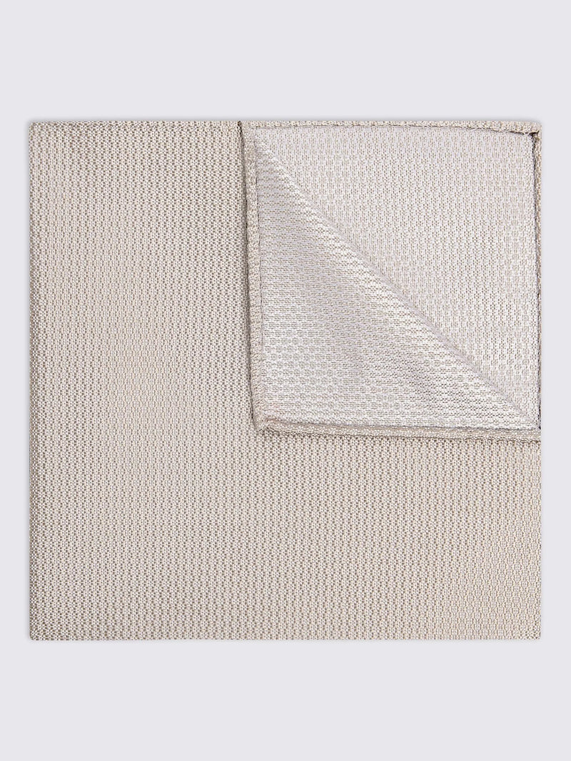 Moss Silk Semi-Plain Pocket Square