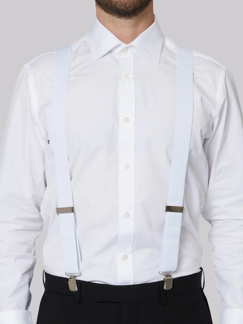 Moss clip-on braces for formal wear, British brand
