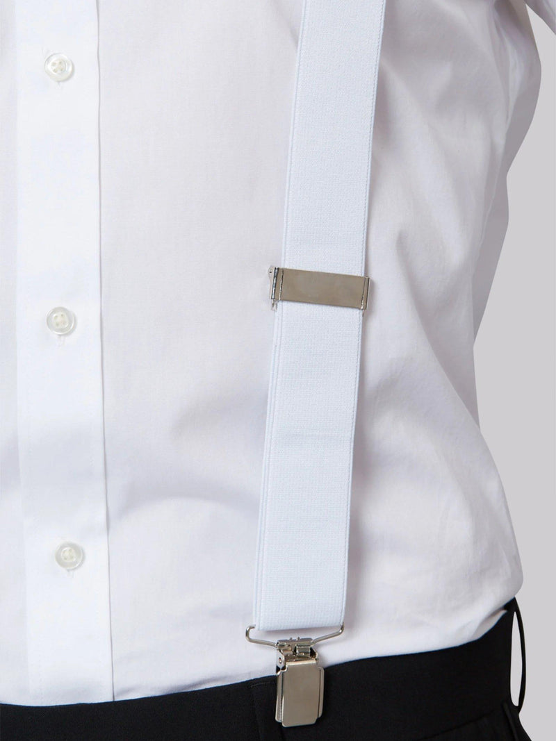 Moss clip-on braces for formal wear, British brand