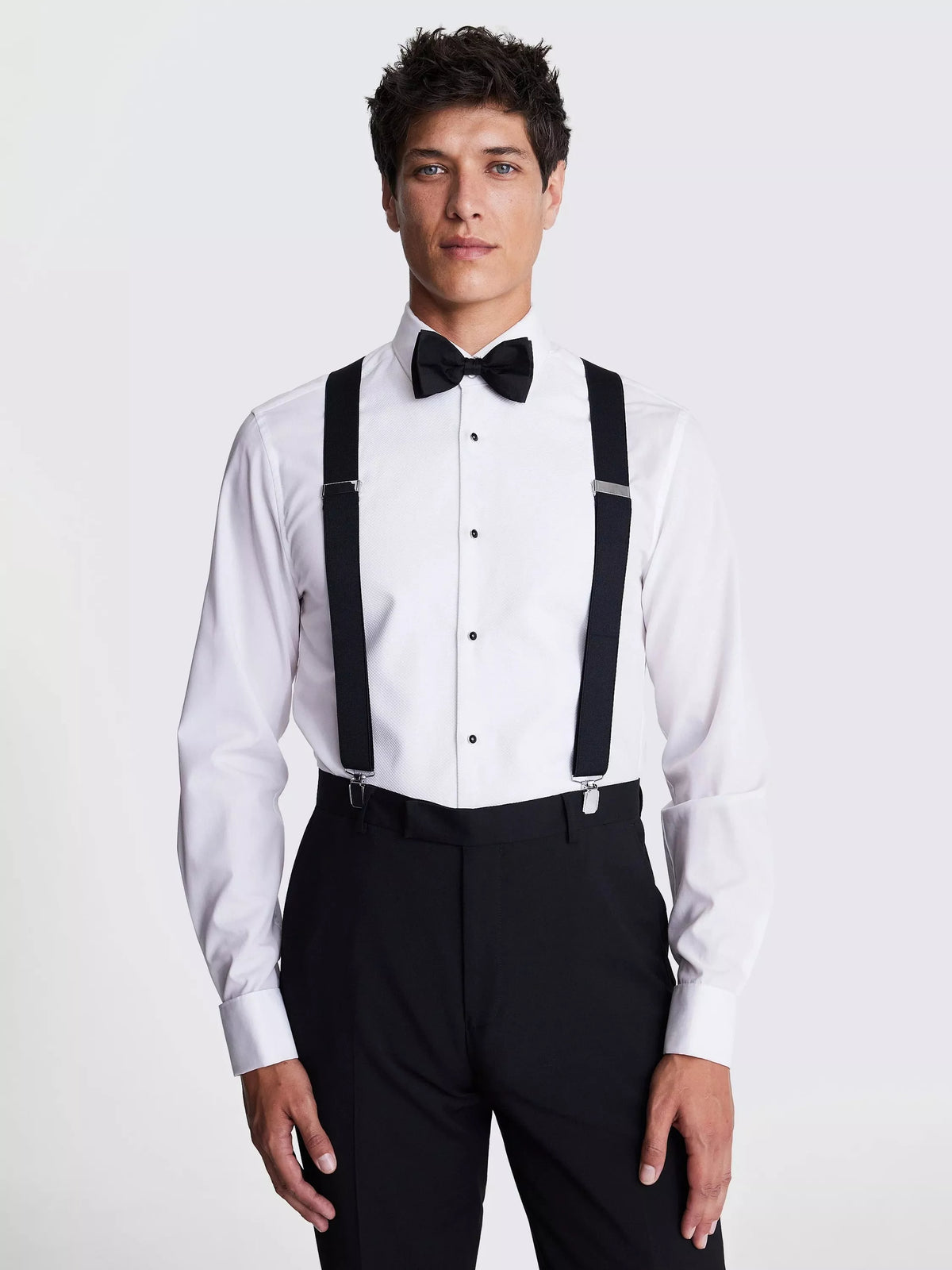 Moss clip-on braces for formal wear, British brand