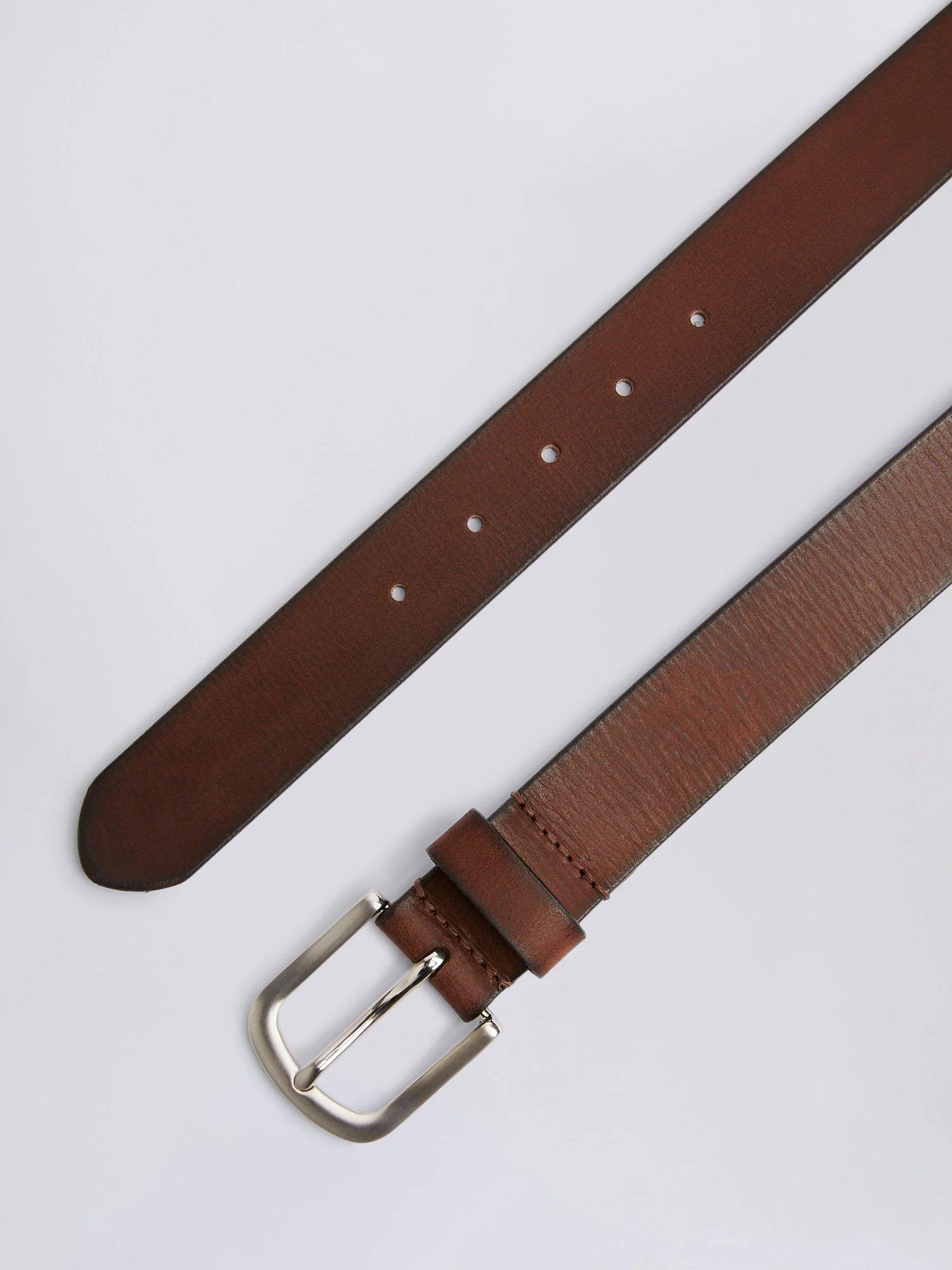 Moss casual leather belt, UK version