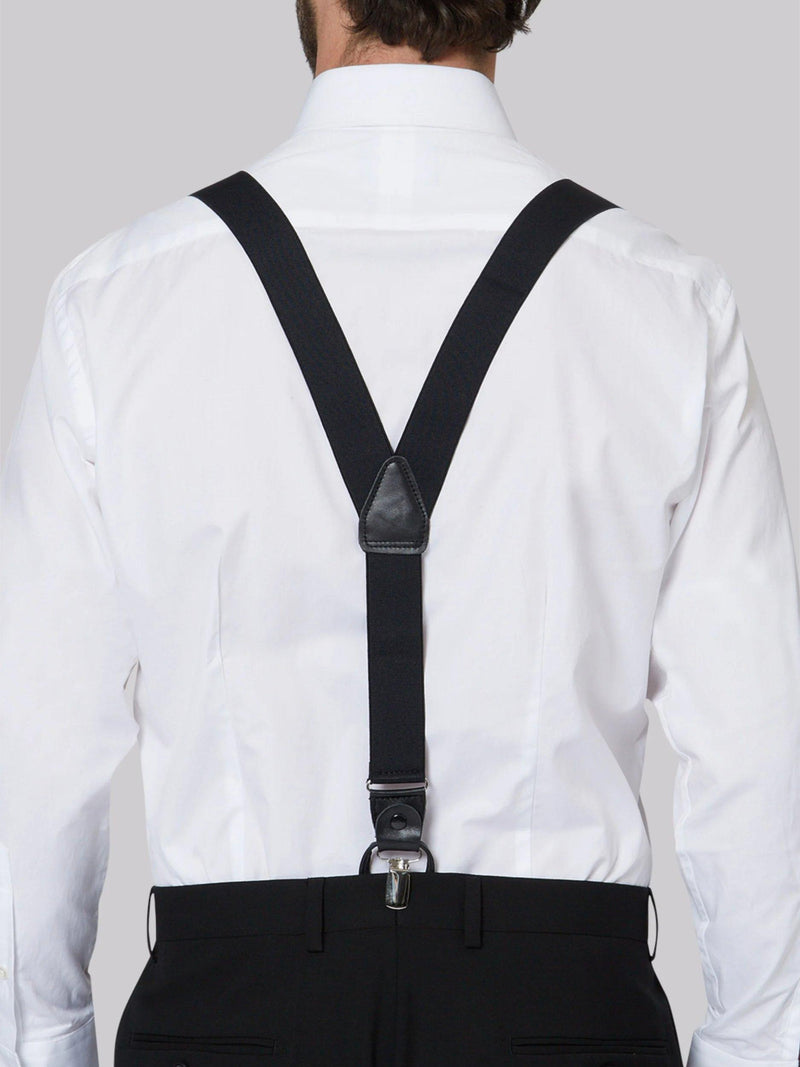 Moss 2-in-1 braces black, imported from the UK