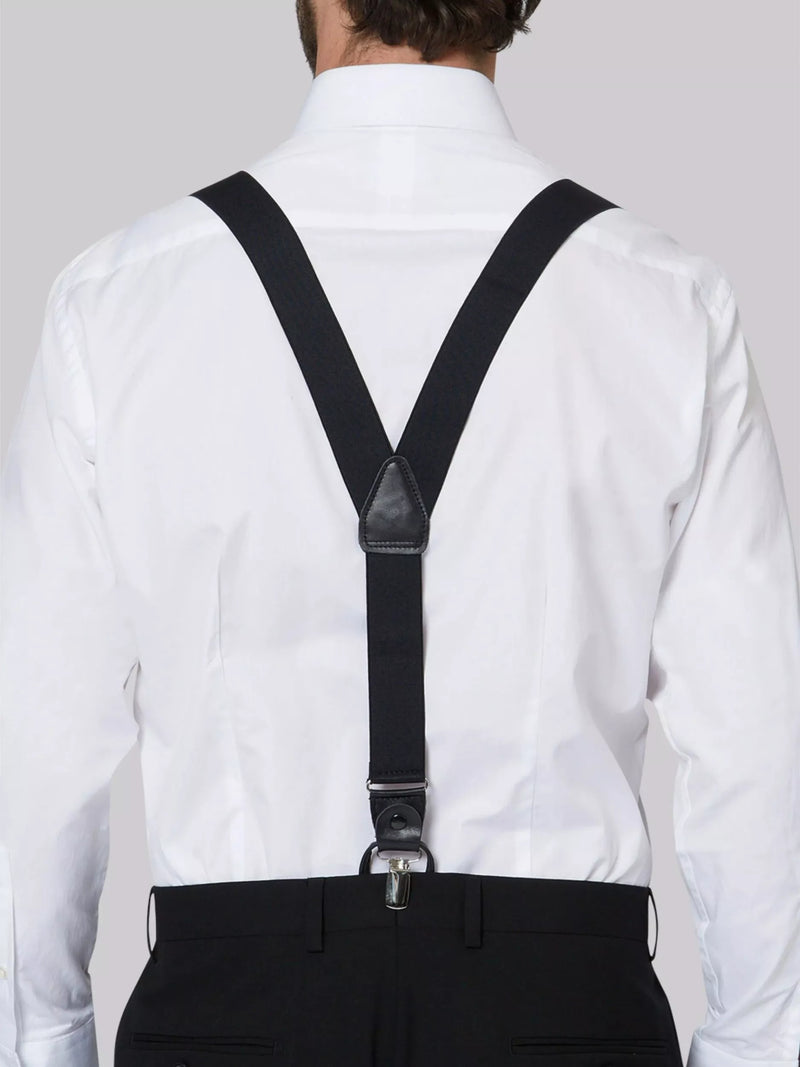 Moss 2-in-1 braces black, imported from the UK