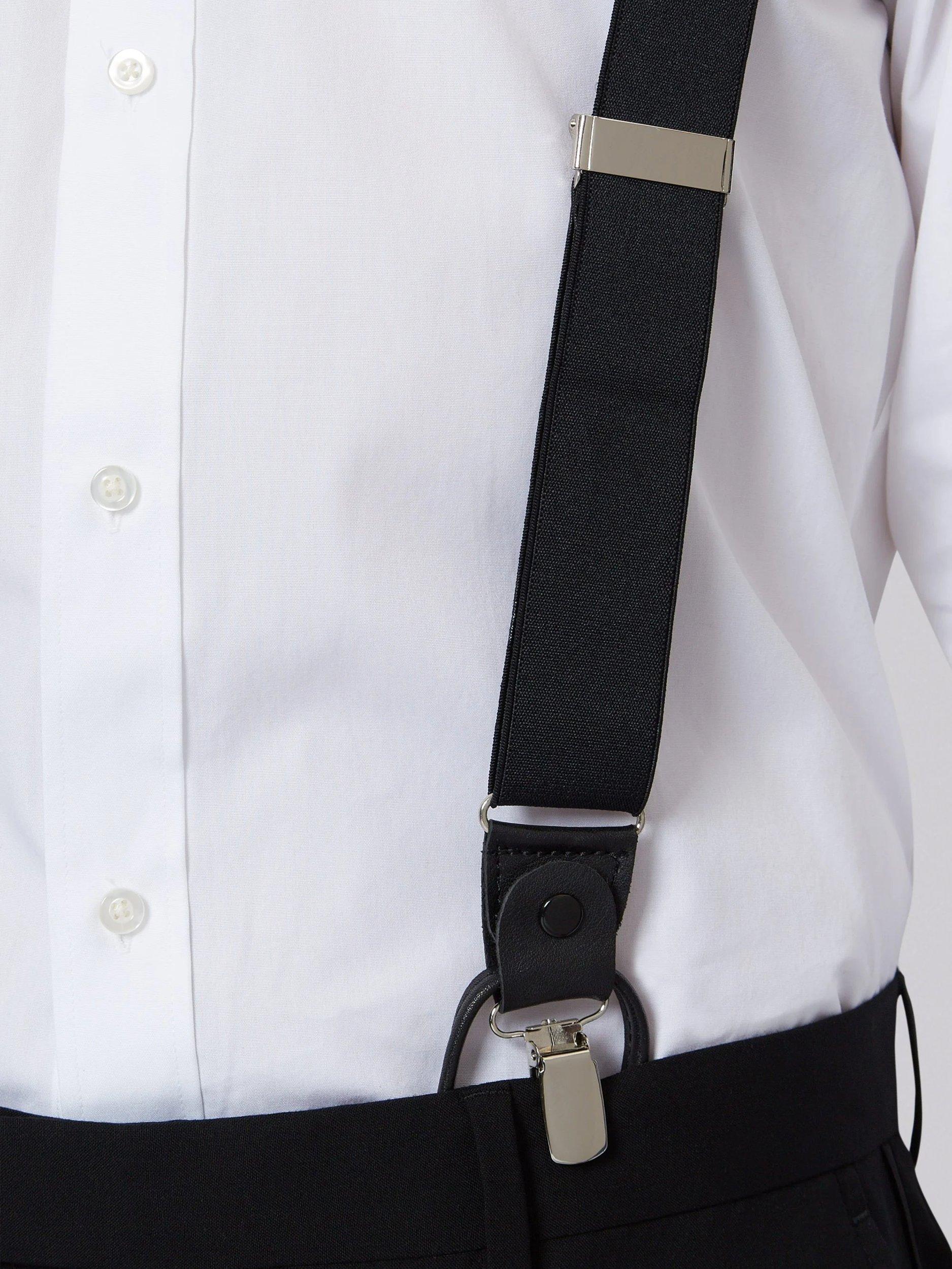 Moss 2-in-1 braces black, imported from the UK