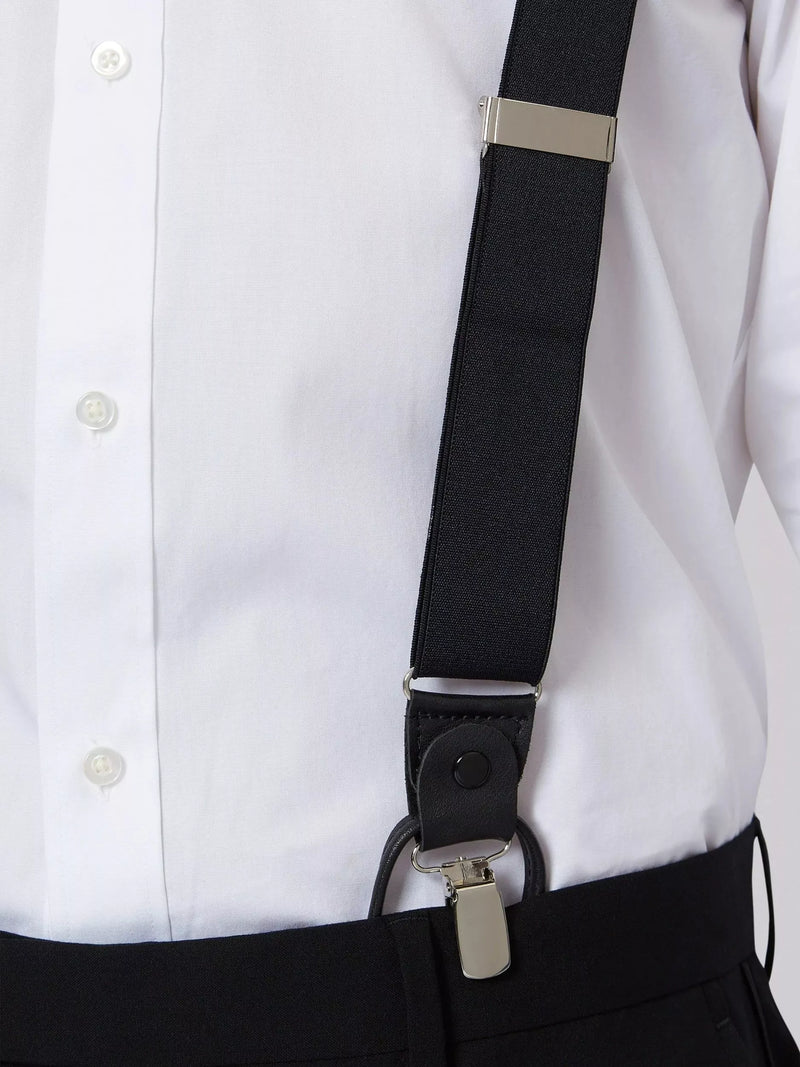 Moss 2-in-1 braces black, imported from the UK