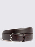 Moss Italian leather belt, UK version