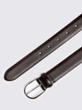Moss Italian leather belt, UK version