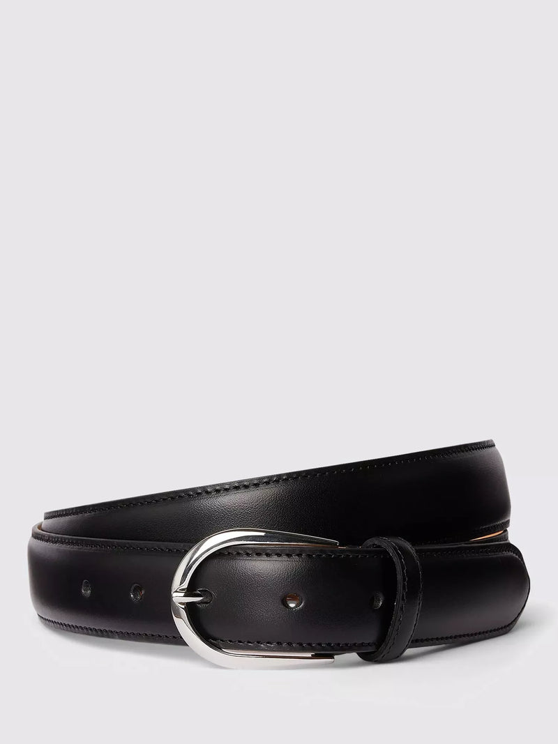 Moss Italian leather belt, UK version