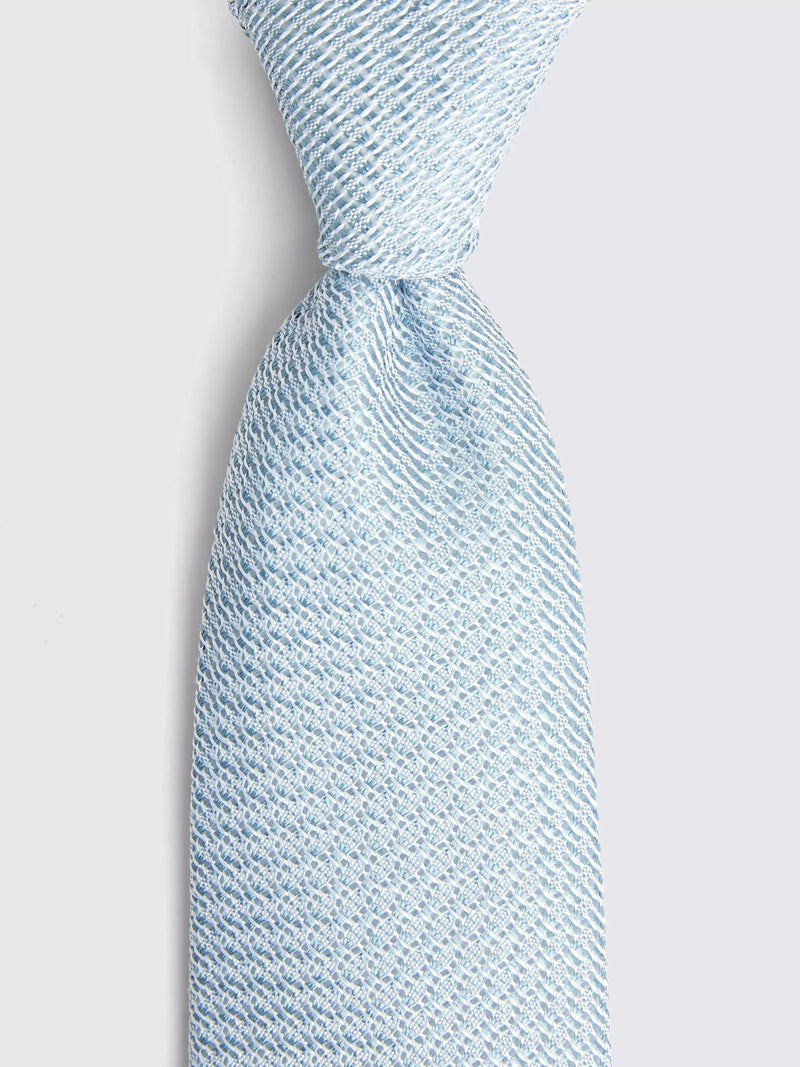 Moss Italian silk grenadine tie, UK version