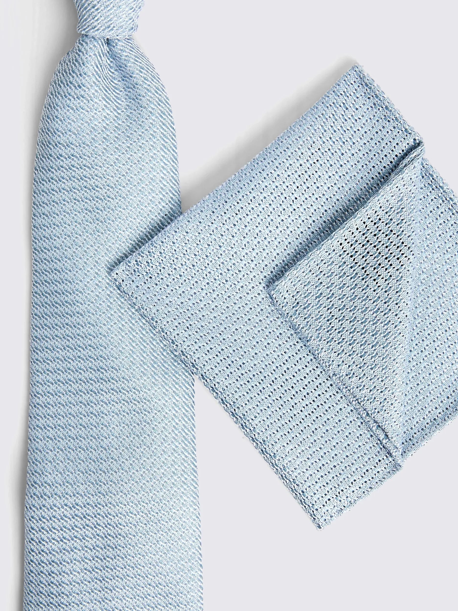 Moss Italian silk grenadine tie, UK version