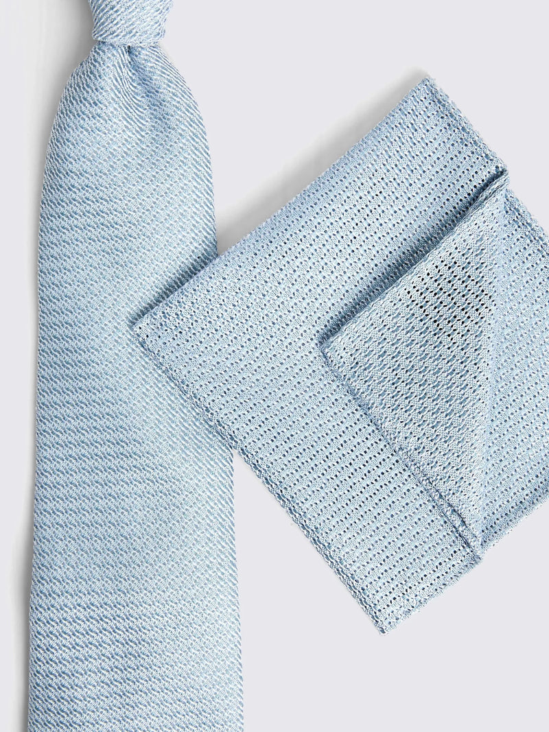 Moss Italian silk grenadine tie, UK version