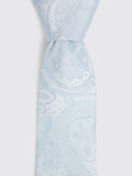 Moss paisley silk tie for weddings - British product