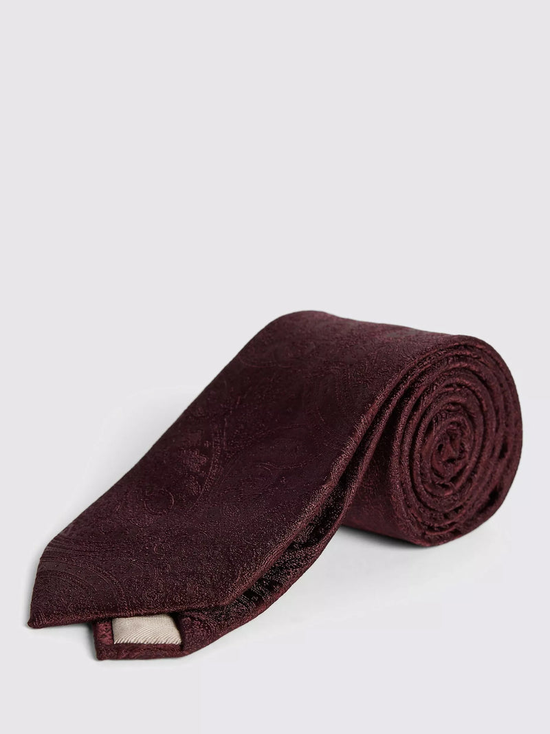 Moss Wedding Paisley Silk Tie