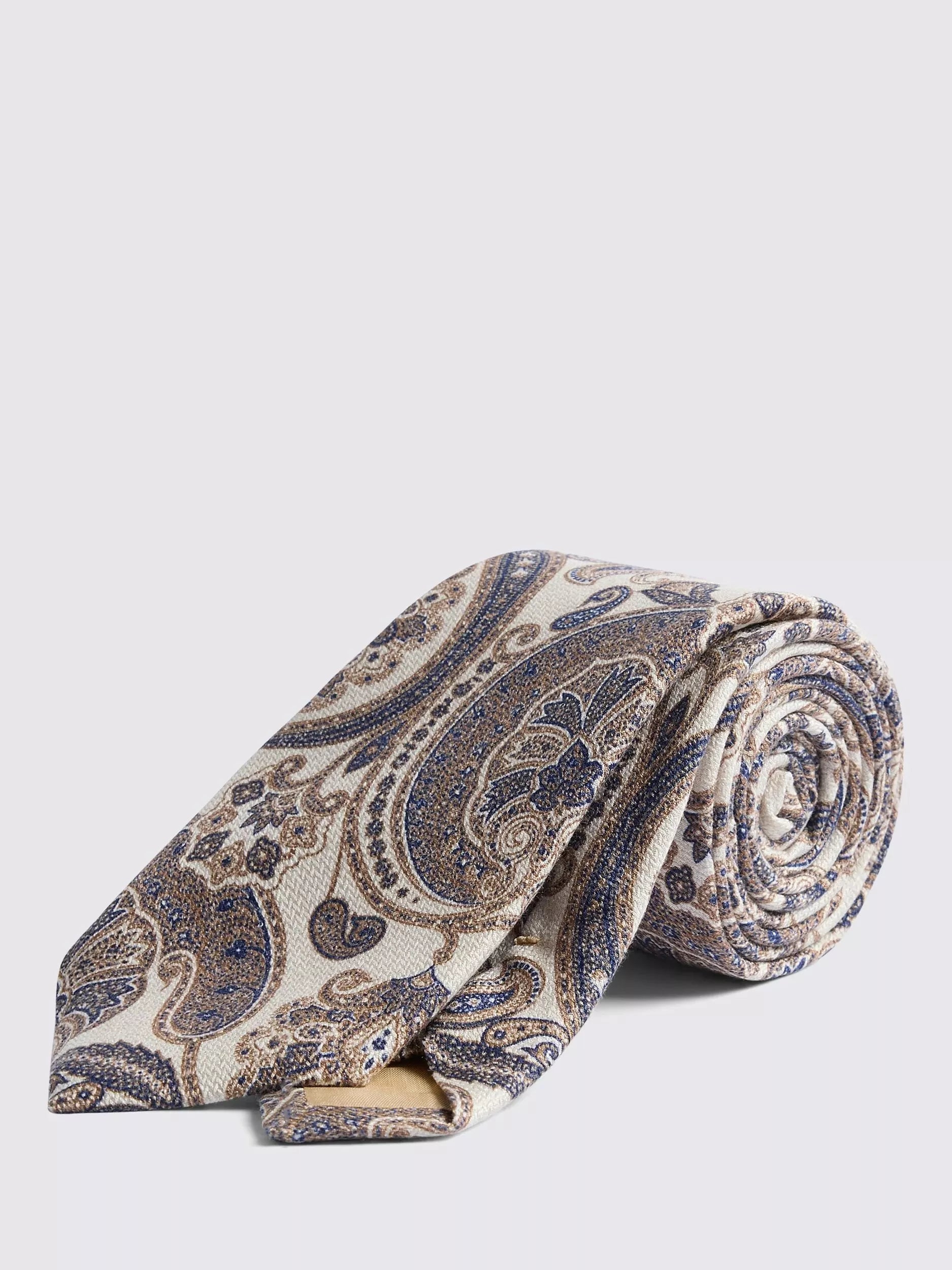 Moss Italian Silk Paisley Tie