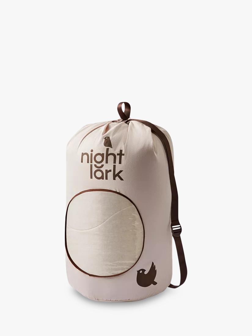 Night Lark Coverless Duvet 10.5 Tog Oat Double (British brand)