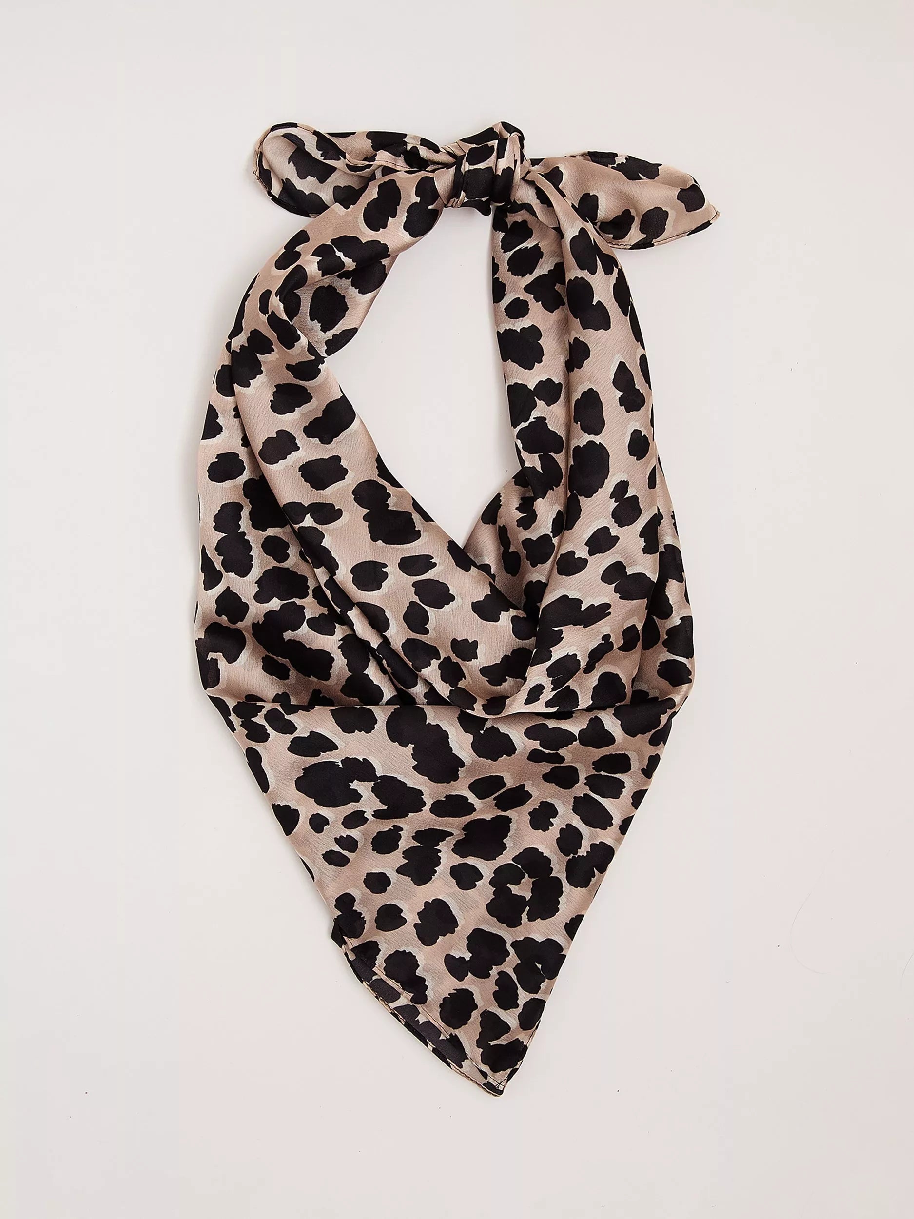 Phase Eight leopard print square scarf 70x70cm, UK version