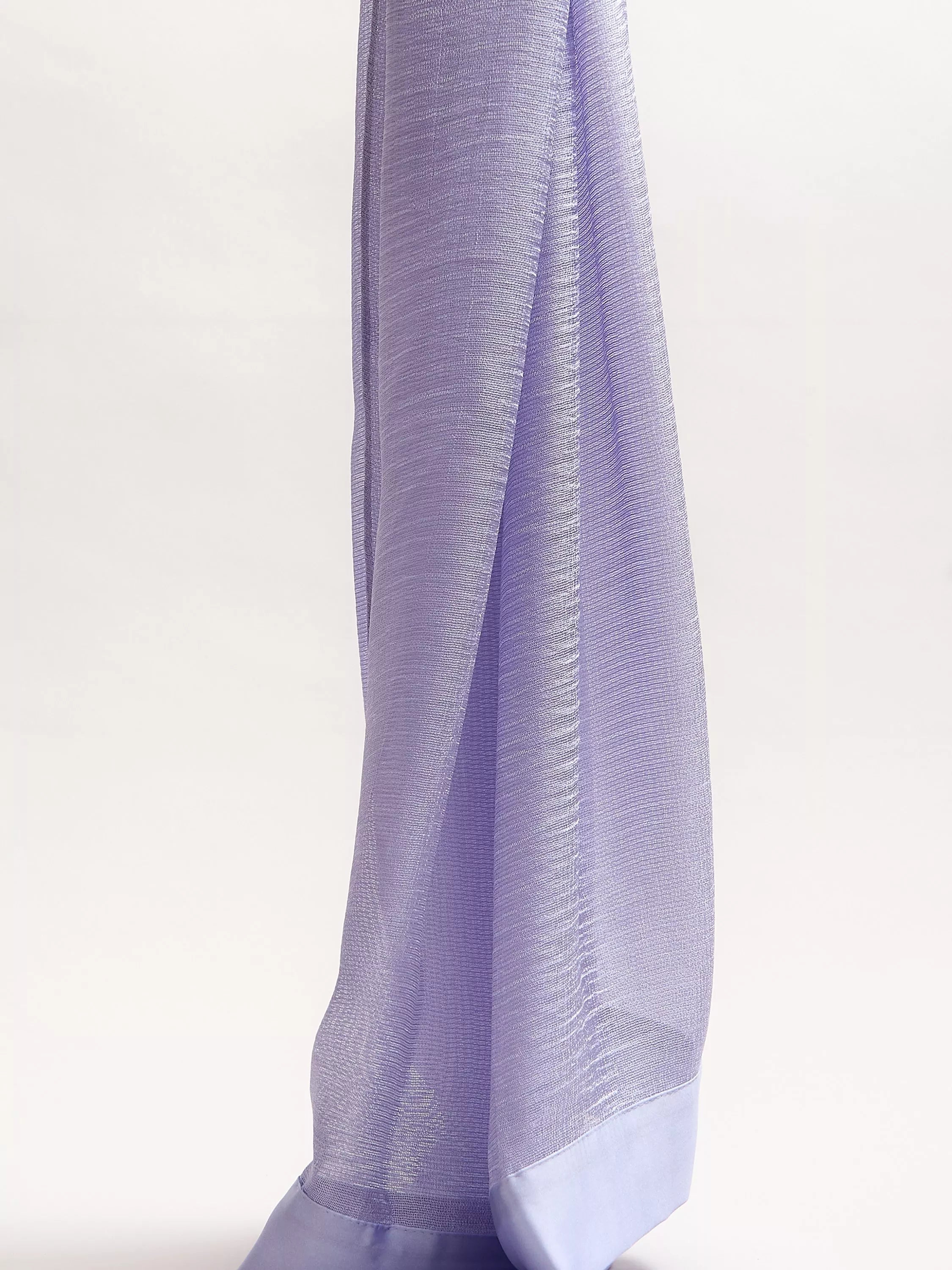Phase Eight pale blue satin trim scarf - British product