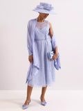 Phase Eight pale blue satin trim scarf - British product