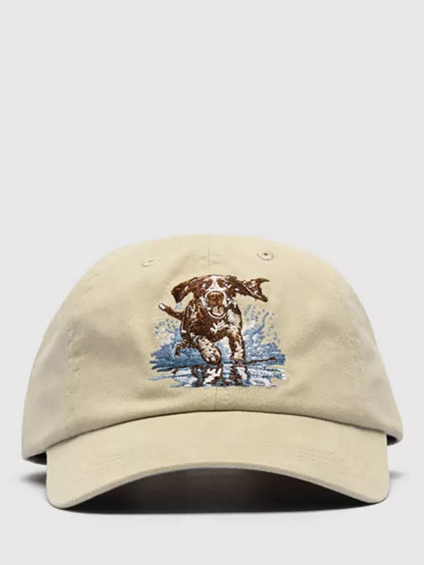 Rodd & Gunn cotton baseball cap stone multi - British product