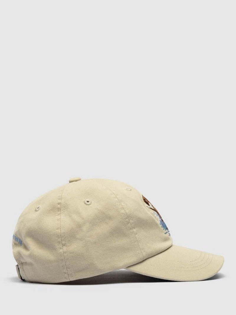 Rodd & Gunn cotton baseball cap stone multi - British product