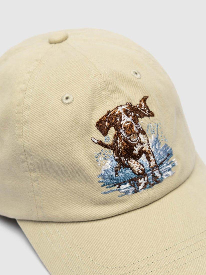 Rodd & Gunn cotton baseball cap stone multi - British product