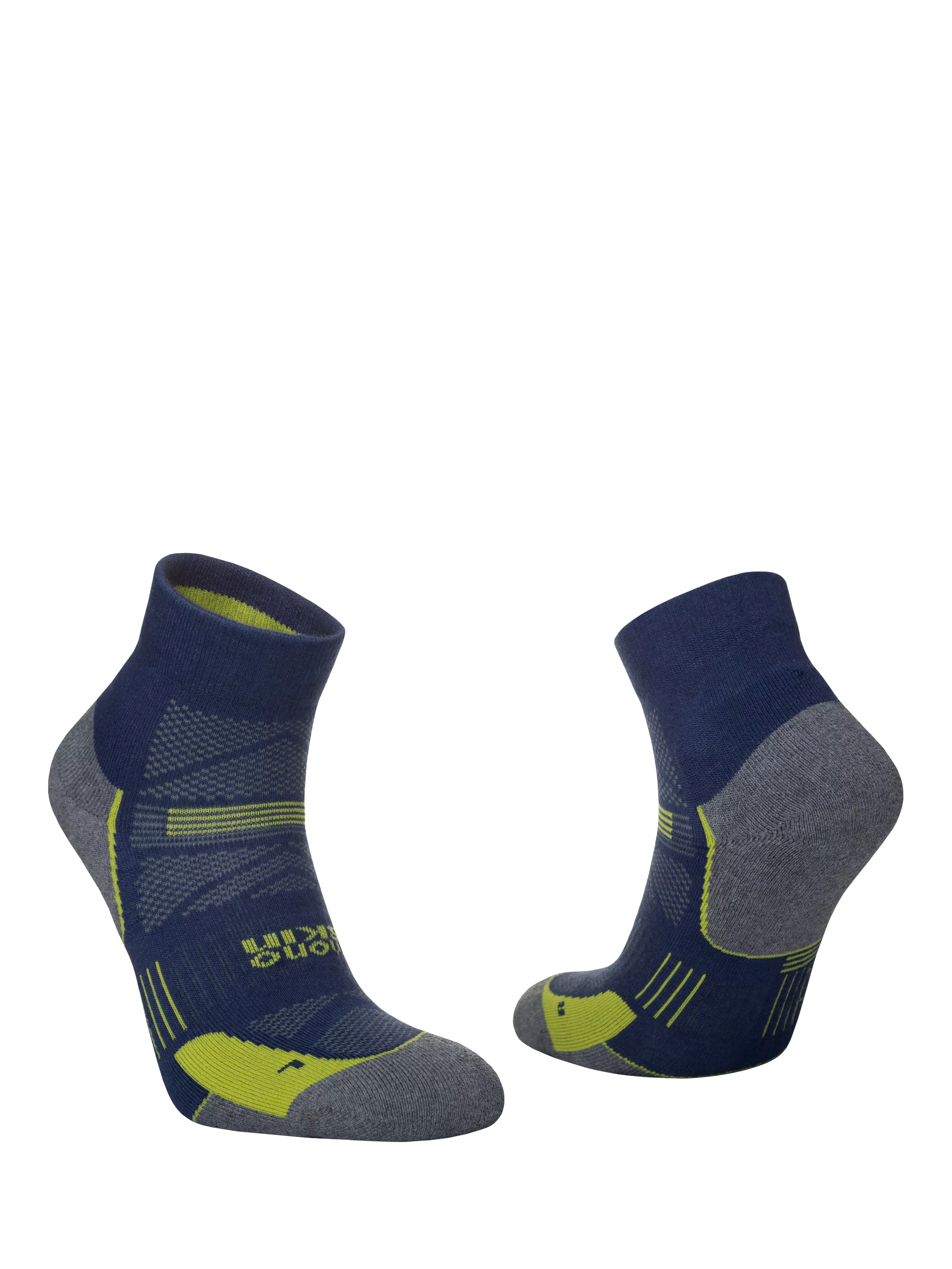 Hilly Supreme anklet running socks grey/blue, imported from the UK