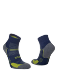 Hilly Supreme anklet running socks grey/blue, imported from the UK