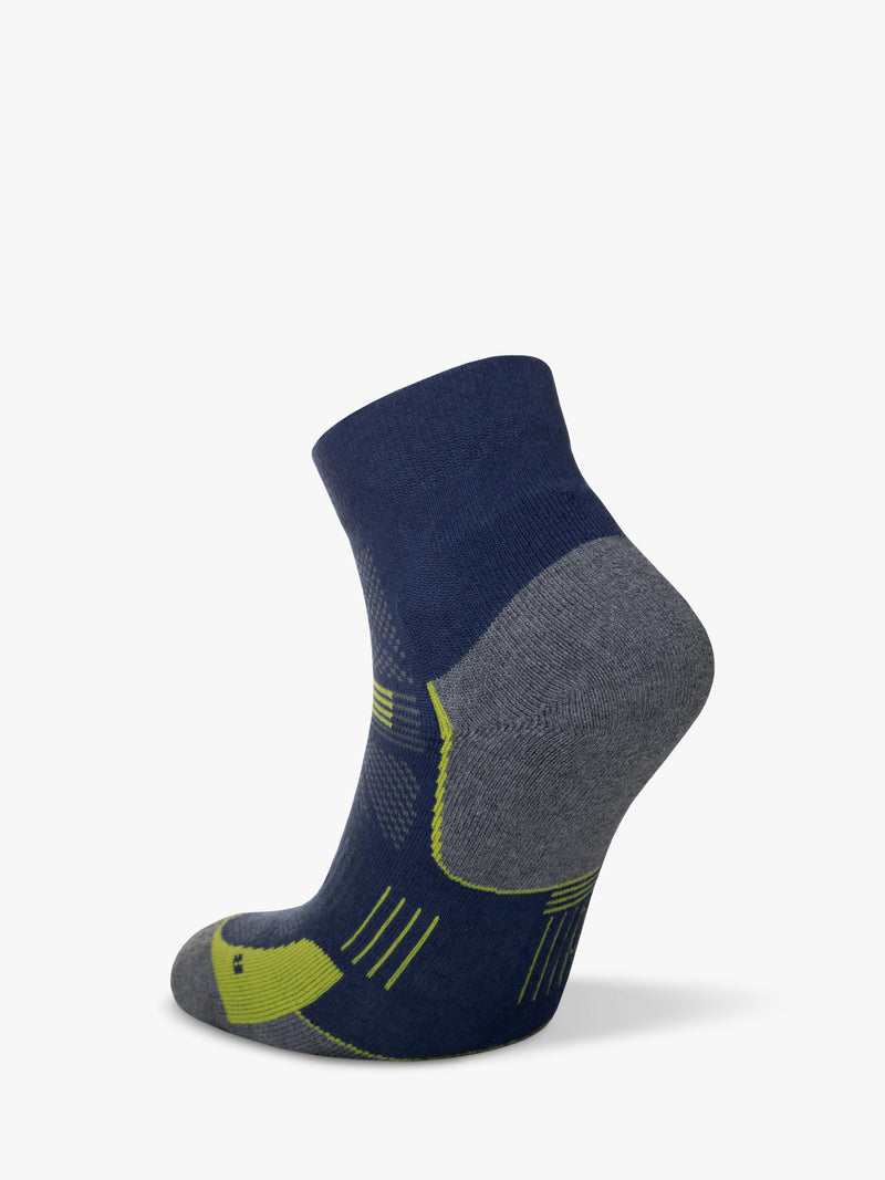Hilly Supreme anklet running socks grey/blue, imported from the UK