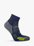 Hilly Supreme anklet running socks grey/blue, imported from the UK