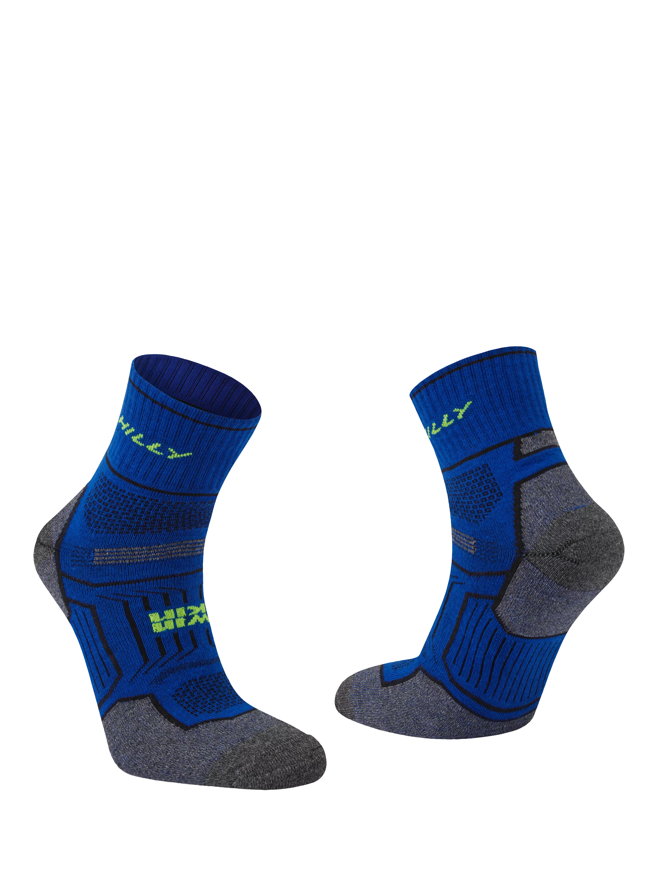 Hilly Twin Skin running socks in cobalt - British product