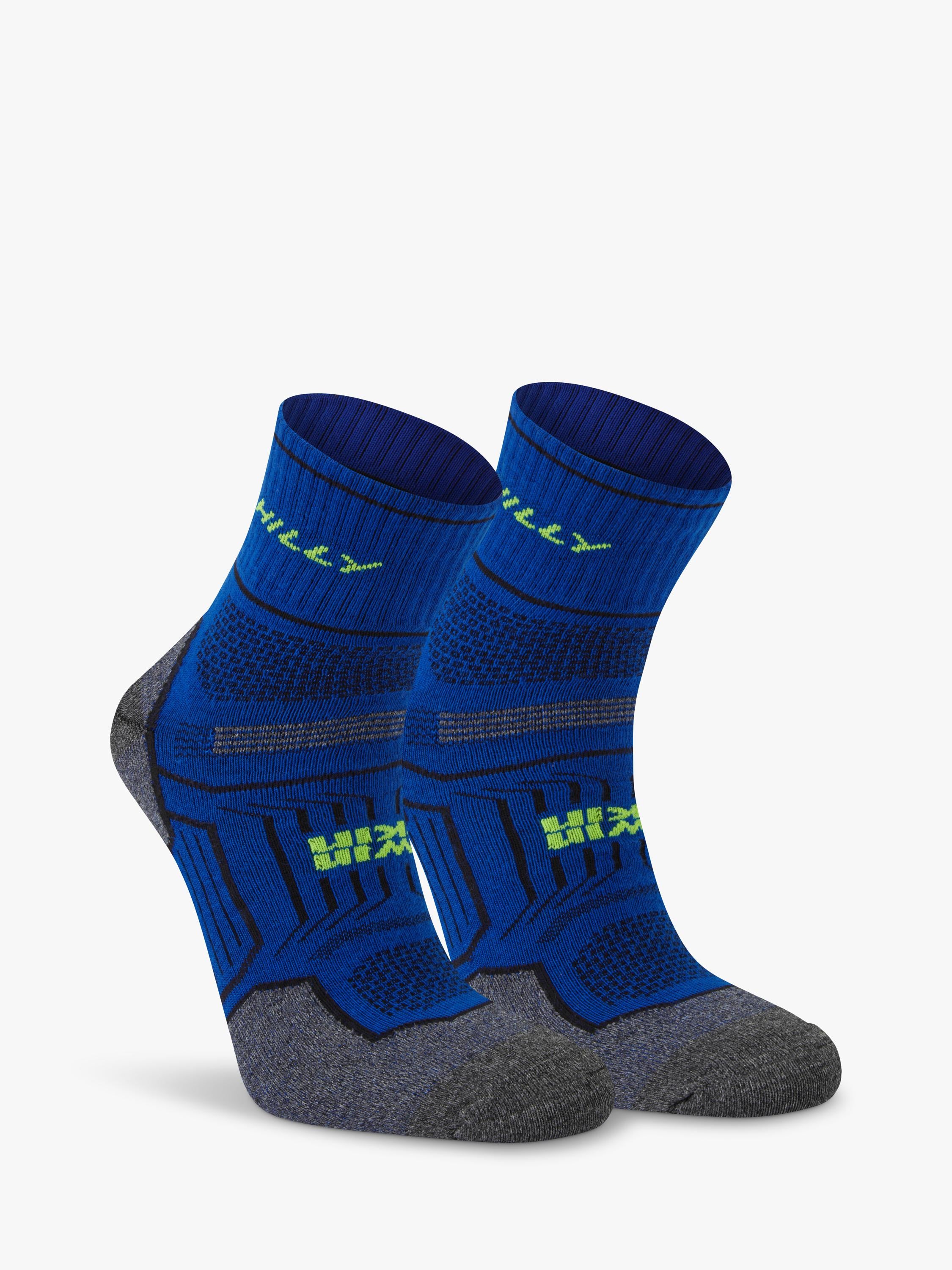 Hilly Twin Skin running socks in cobalt - British product