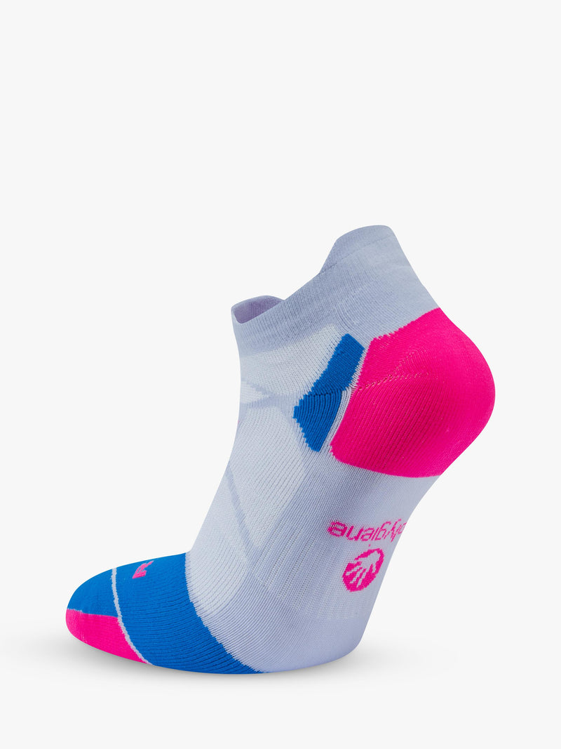 Hilly Marathon Fresh Running Socks in Lilac, UK version