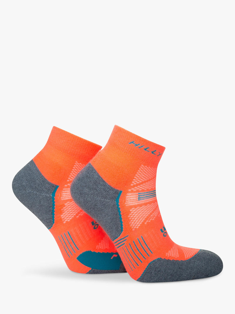 Hilly Supreme running socks anklet Neon Candy, UK version