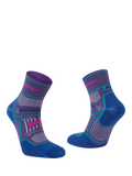 Hilly Twin Skin running socks in grey/blue color - British product