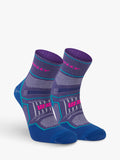 Hilly Twin Skin running socks in grey/blue color - British product