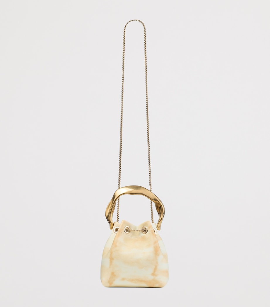 Sac à main supérieur Jimmy Choo Bon Bon en peau d'agneau - Produit britannique