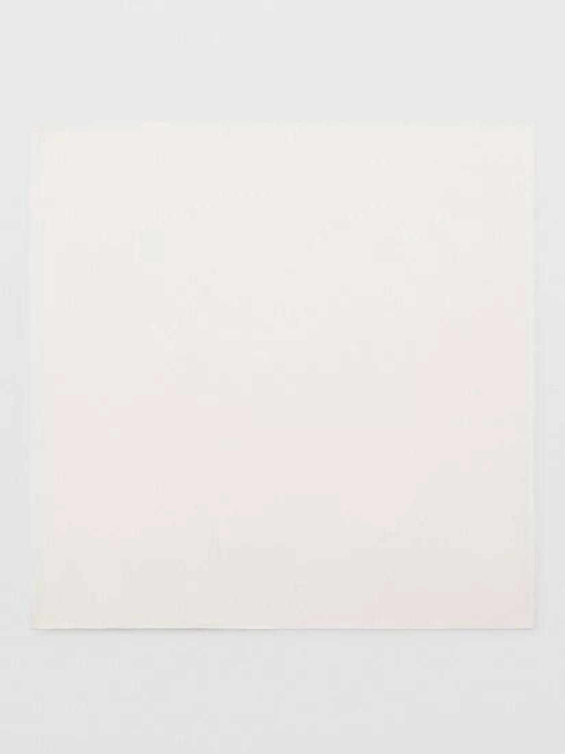 Mango white square silk handkerchief, imported from the UK