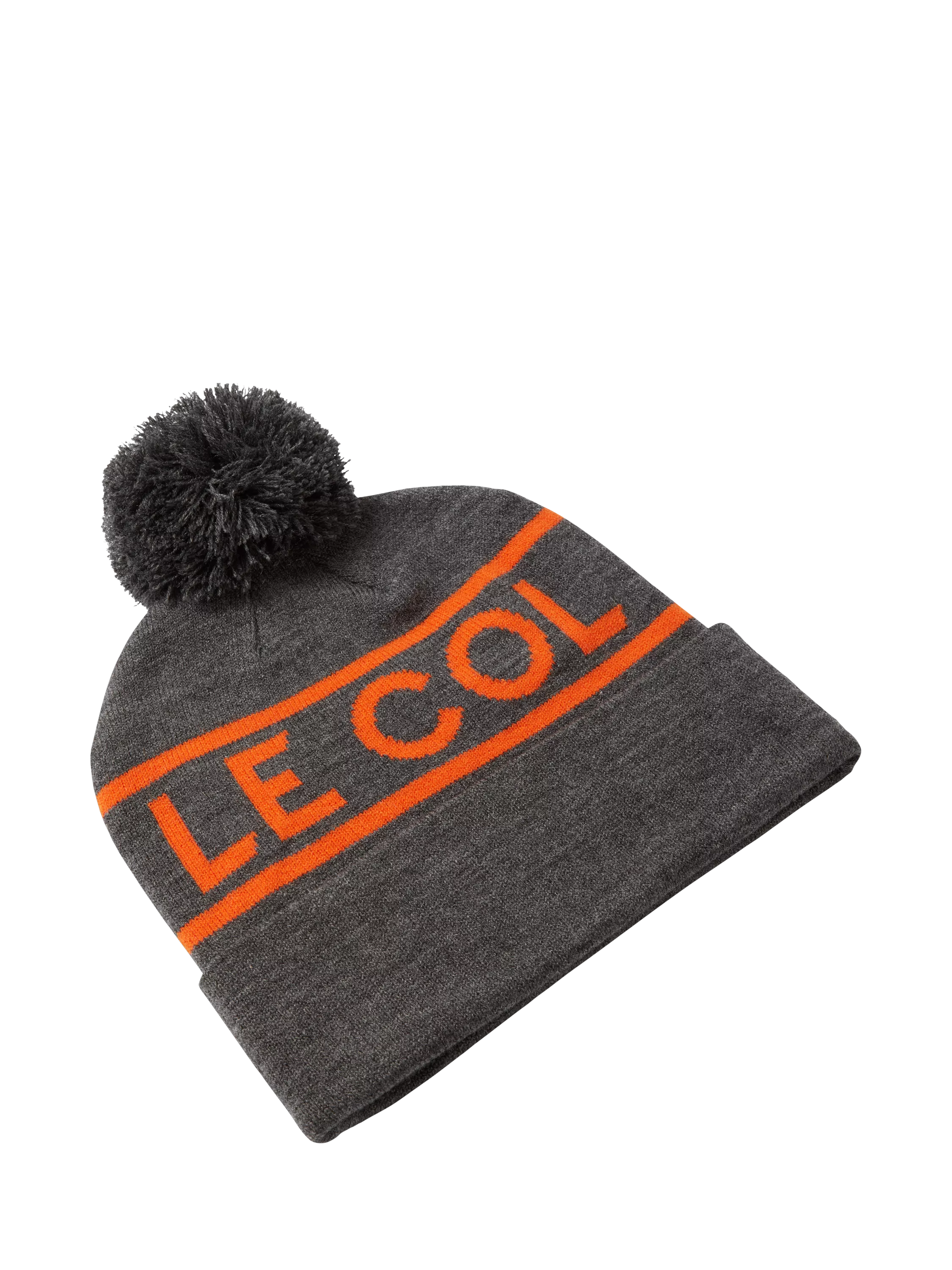 Le Col bobble hat grey saffron - British product