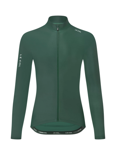 John Lewis Le Col Women's Pro Aqua Zero Cycling Jersey, Forest Green- Buy online at McGrocer