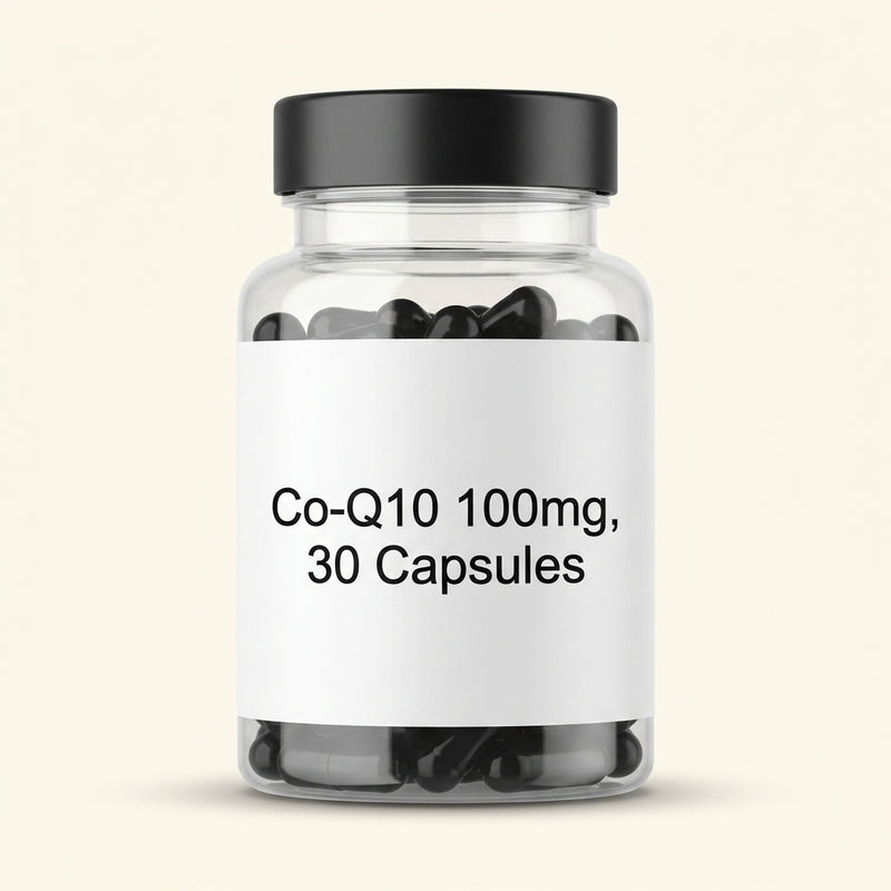 Holland & Barrett CoQ10 100mg capsules, UK version